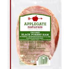 Applegate Naturals, Black Forest Uncured Ham,7 Oz Bag (Refrigerated)
