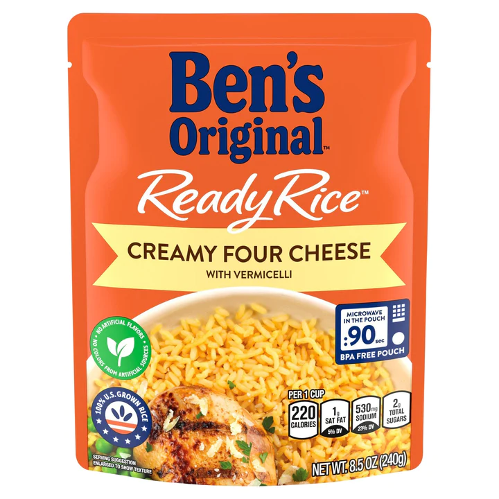 UNCLE BEN'S Ready Rice Creamy Four Cheese 8.5oz
