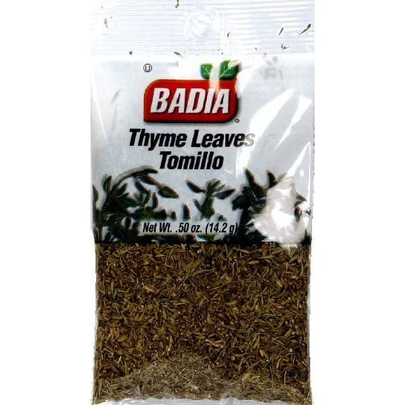 Badia Thyme Leaves, .5 oz Bag