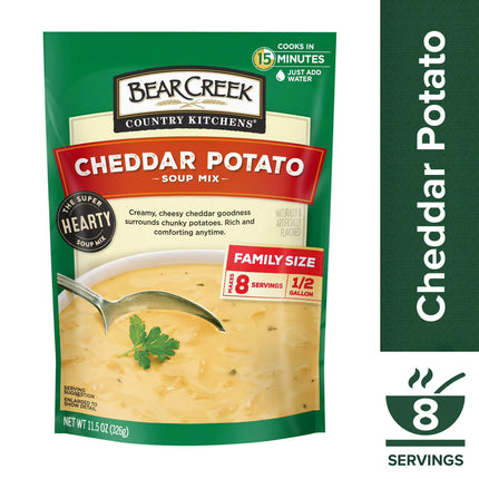 Bear Creek Country Kitchens Cheddar Potato Soup Shelf-Stable, 11.5 oz Bag