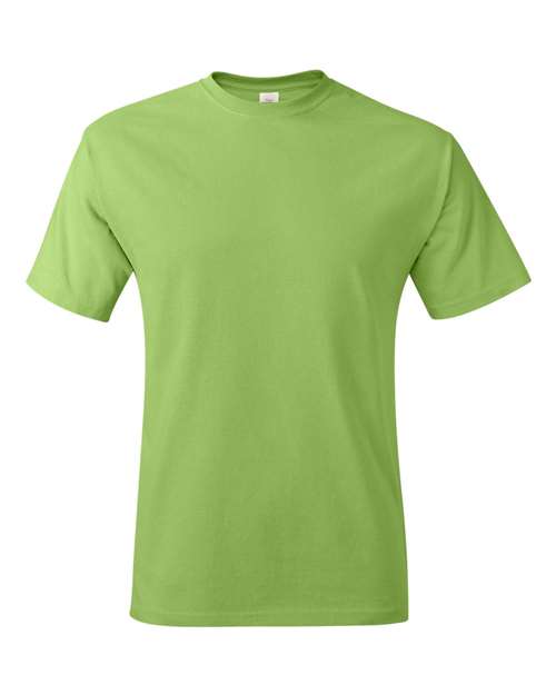 ﻿T Shirt with Pocket 100% preshrunk ring spun cotton  Lime MD