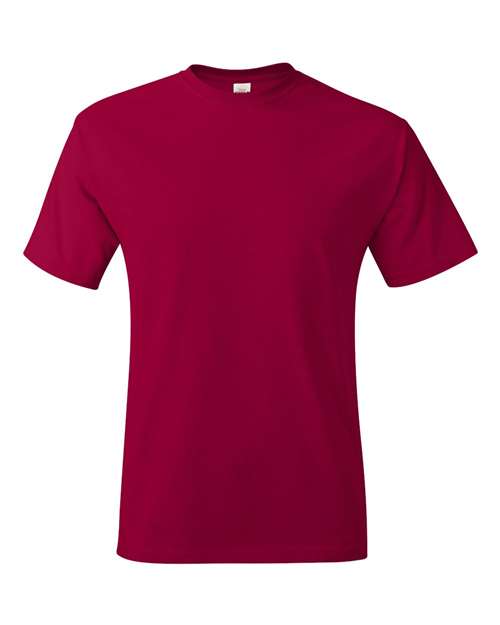 ﻿T Shirt with Pocket 100% preshrunk ring spun cotton Red 2XL