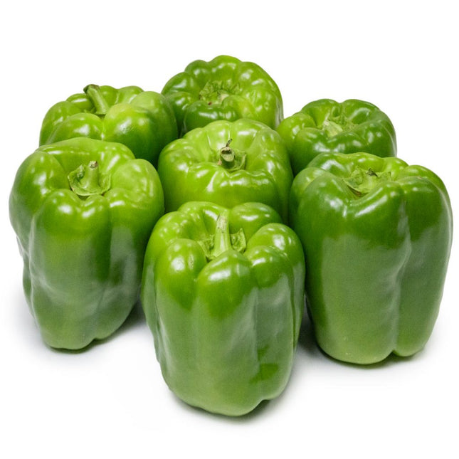 Sweet Green Bell Peppers 6 CT