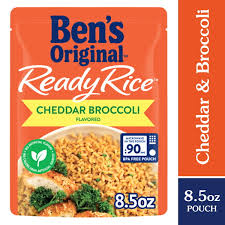 Ben'S Original Cheddar Broccoli Flavored Ready Rice 8.5 Ounce Pouch