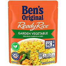 Ben'S Original Ready Rice Garden Vegetable 8.8 Ounce Pouch