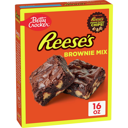 Betty Crocker REESE'S Peanut Butter Premium Brownie Mix, 16 oz.