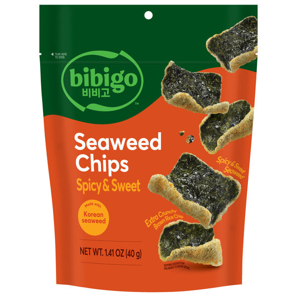 Bibigo Spicy & Sweet Seaweed Chips 1.41 OZ