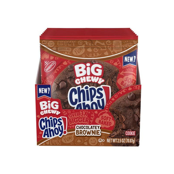 Big Chewy Chips Ahoy Chocolatey Brownie 7- 2.5 oz    17.5 oz