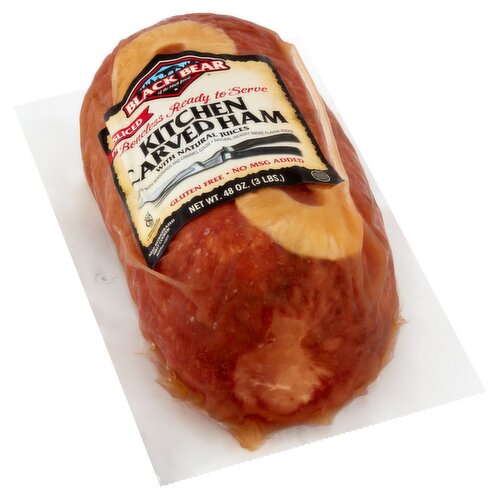 Black Bear Sliced Kitchen Carved Ham, 48 oz