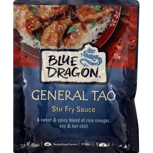 Blue Dragon Stir Fry Sauce, General Tao 3.8 OZ
