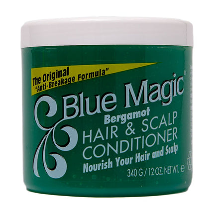 Blue Magic Bergamot Hair and Scalp Moisturizing Conditioner, 12 oz,