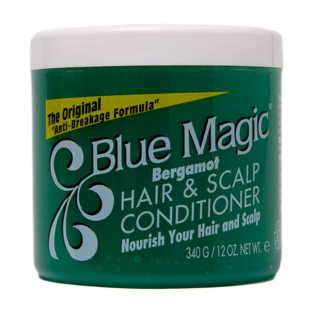 Blue Magic Bergamot Hair and Scalp Moisturizing Conditioner, 12 oz,