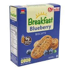 Blueberry Breakfast Biscuits, 6-ct. Packs