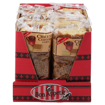 Gourmet Cheese Coffee Bar Cake, 4 oz, 8-Count New York State Approved, Inmate Care package friendly
