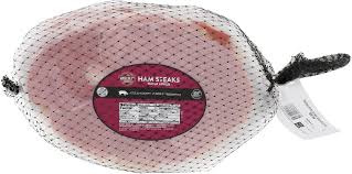 Fully cooked Bone -In Hickory Smoked 3 Ham Steak 4.25-5lbs.