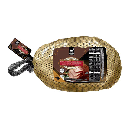 Boneless Spiral-Sliced Fully-Cooked Double-Glazed Uncured Ham 8.5 lb