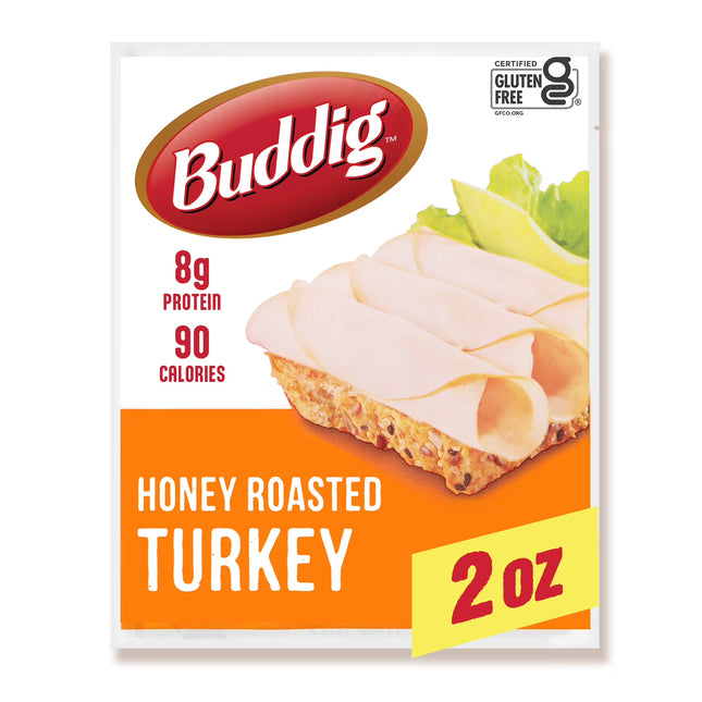 Buddig Honey Roasted Turkey Lunchmeat, 2 oz