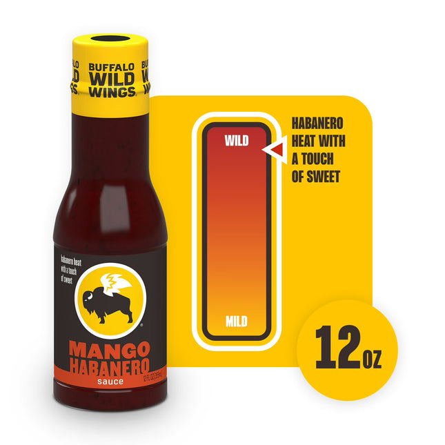 Buffalo Wild Wings Mango Habanero Sauce, 12 fl. oz.