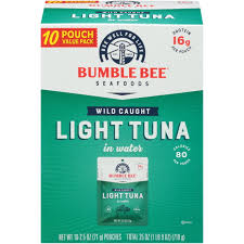 Bumble Bee Light Tuna 10 Pack/2.6 oz Pouch