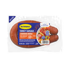 Butterball Fully Cooked Natural Hardwood Smoked Turkey Sausage, 13 oz. Pack