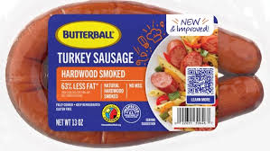 Butterball Fully Cooked Natural Hardwood Smoked Turkey Sausage, 13 oz. Pack