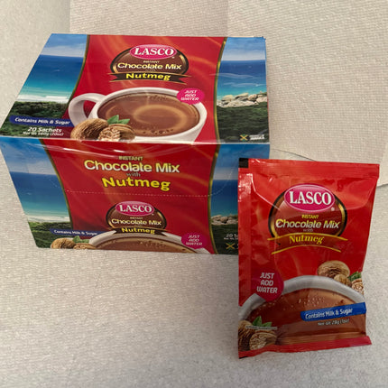 Lasco Chocolate Mix W/ Nutmeg  20 Packet