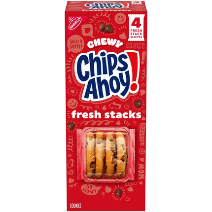 CHIPS AHOY! Fresh Stacks Chewy Chocolate Chip Cookies, 8.66 Oz