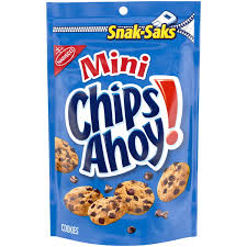 CHIPS AHOY! Mini Original Chocolate Chip Cookies, Snak-Saks, 8 oz