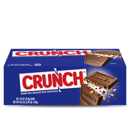NESTLE CRUNCH Candy Bars, Full Size, 1.55 oz., 36 pk.