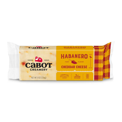 Cabot Creamery Habanero Cheddar Cheese Block 8 oz