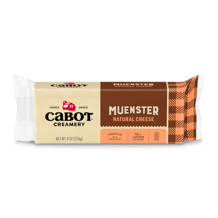 Cabot Creamery Muenster Cheese Block 8 Oz (Refrigerated)