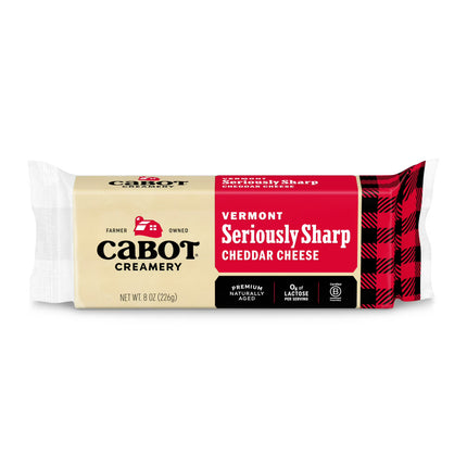 Cabot Creamery Sharp Cheddar Cheese Block 8 Oz (Refrigerated)