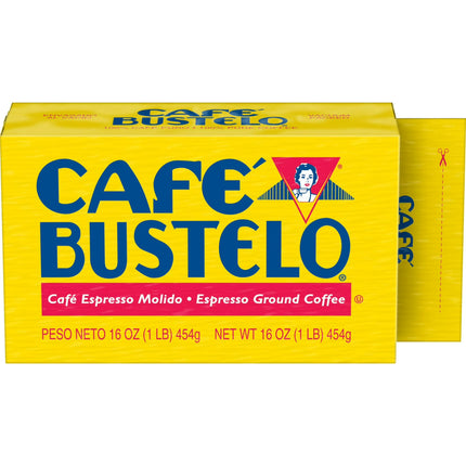 Cafe Bustelo Ground Coffee, Dark Roast, 16 oz Brick