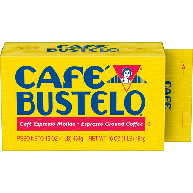Cafe Bustelo Ground Coffee, Dark Roast, 16 oz Brick