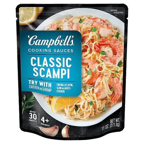 Campbell's Classic Scampi Cooking Sauces, 11 oz