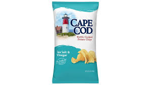 Cape Cod Sea Salt and Vinegar Kettle Potato Chips, 2-oz. Bag