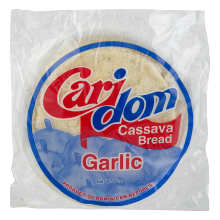 Caridom Cassava Bread Garlic 7 oz