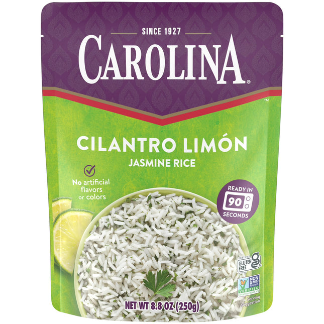 Carolina Ready-to-Heat Cilantro Limón Jasmine Rice, 8.8 oz Bag