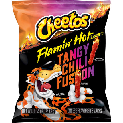 Cheetos Crunchy XXTRA Flamin' Hot Cheese Flavored Snack Chips, 8.5 Ounce Bag (Packaging May Vary)