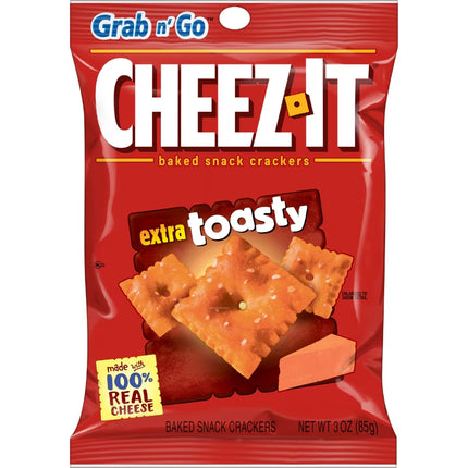 Cheez-It Cheese Crackers Extra Toasty, 3 oz.