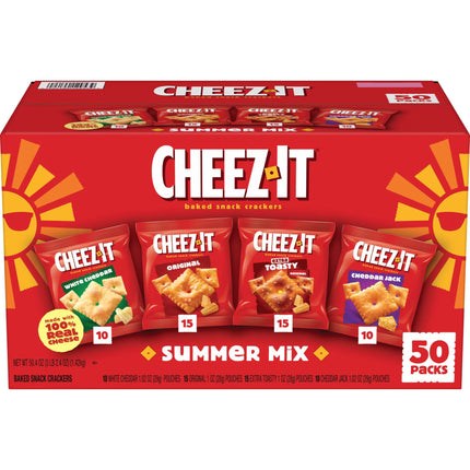 Cheez-It Crackers Summer Mix Variety Pack, 1 oz., 50 pk