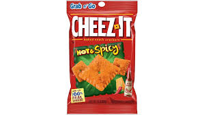 Cheez-It Hot & Spicy Grab n' Go Baked Snack Crackers, 3 oz.