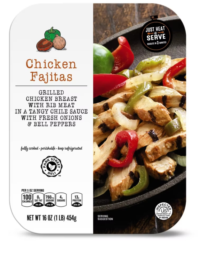 Fully  Cooked Grilled Chicken Fajita, 16 oz