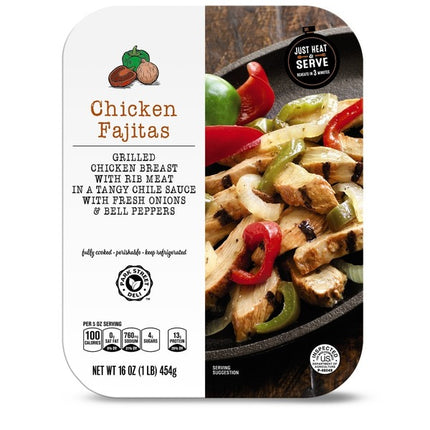 Fully cooked Grilled chicken Fajita 16 oz
