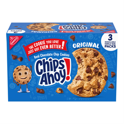 Chips Ahoy Chocolate Chip Cookies, 3 pk./18.2 oz.