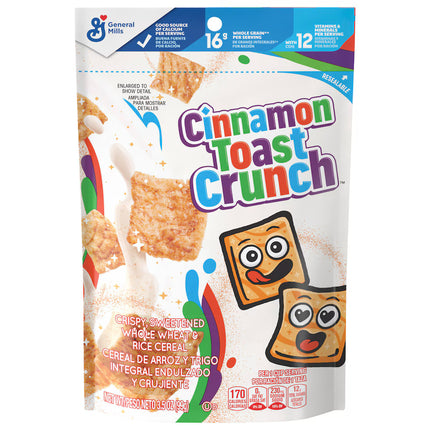 Cinnamon Toast Crunch Cereal, 3.5 oz. Pouches