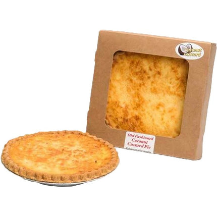 Old Fashioned Coconut Custard Pie 22 oz (Aluminum Container)