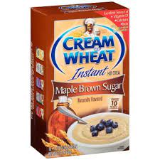 Cream of Wheat Maple Brown Sugar Instant Hot Cereal, Kosher, 10-1.23 OZ Packets