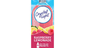 Crystal Light Raspberry Lemonade Drink Mix Singles  10 Ct On-The-Go-Packets