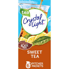 Crystal Light Sweet Tea Drink Mix, 6 Ct Pitcher Packets